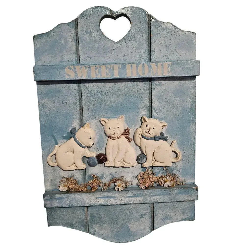 Vintage Cats Wood Panel Picture 13